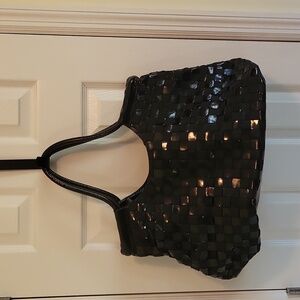 Avon black large tote bag
